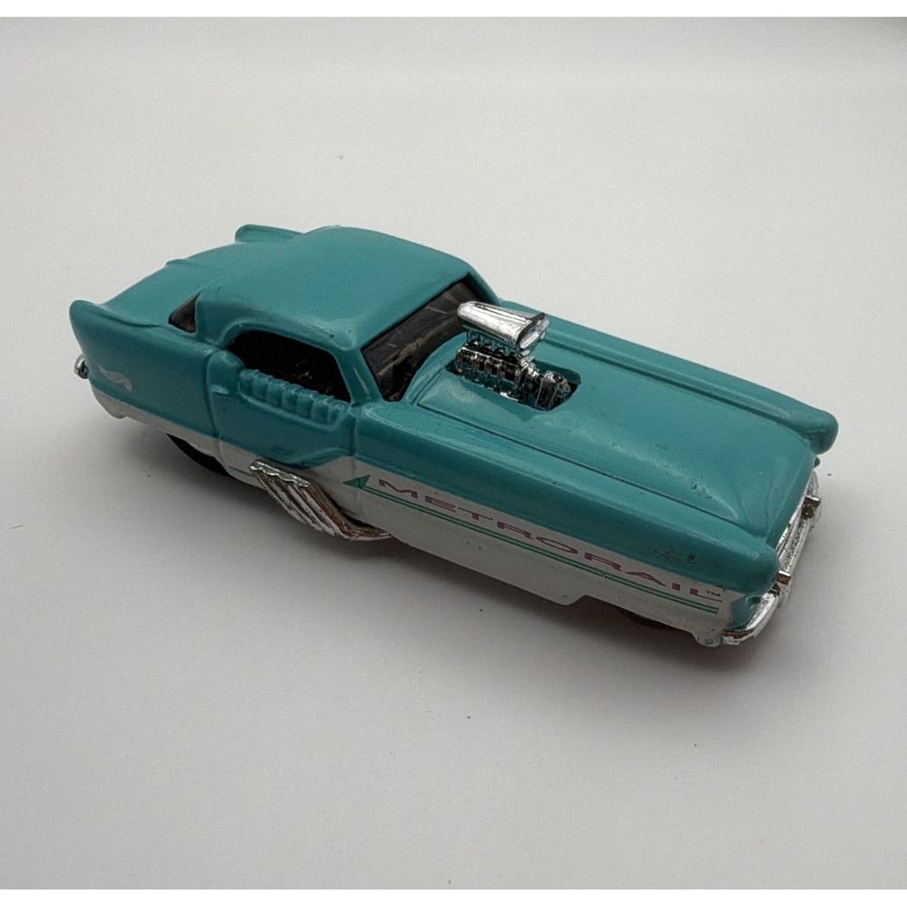 Hot Wheels 1957 Chevrolet Bel Air 1:64 Turquoise Diecast Car Malaysia 1982